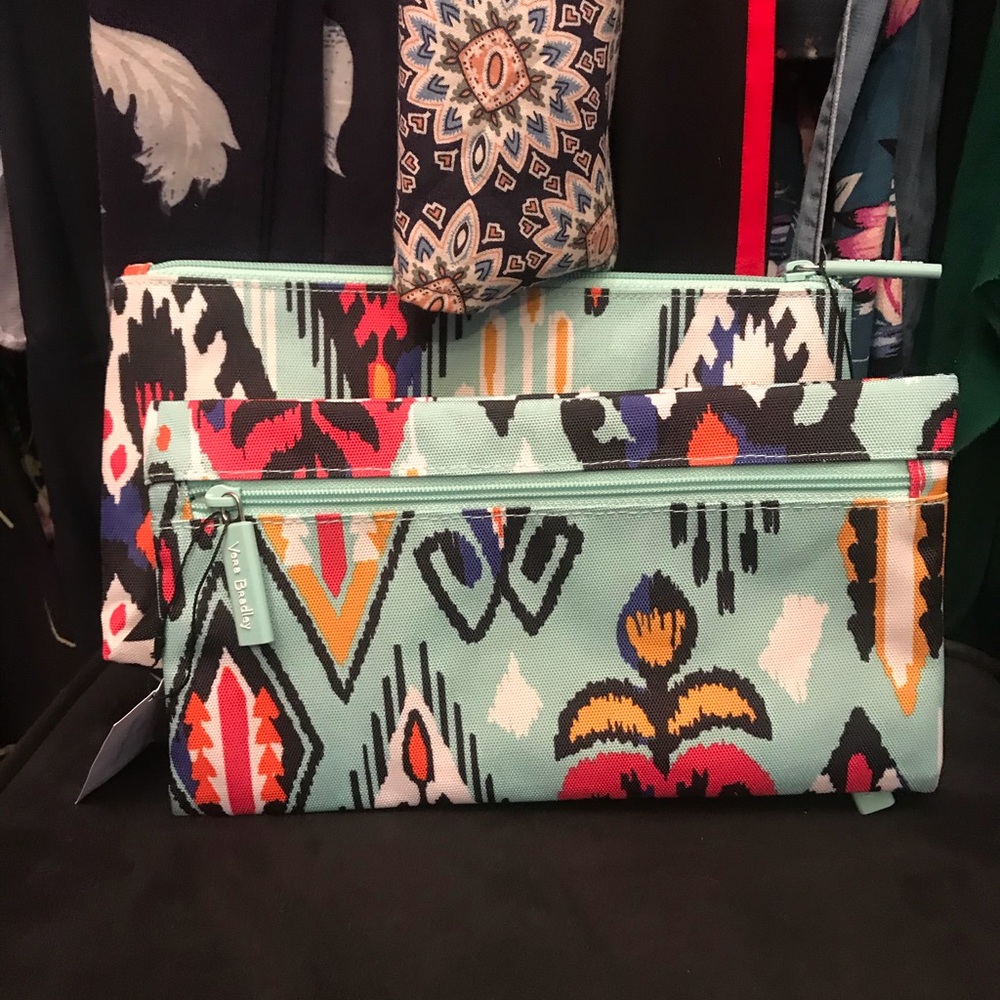 Vera Bradley 2pc Pencil Case Set Pueblo